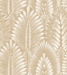 Alisio Wallpaper by Casamance Latte