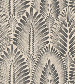 Alisio Wallpaper by Casamance Sable/anthracite