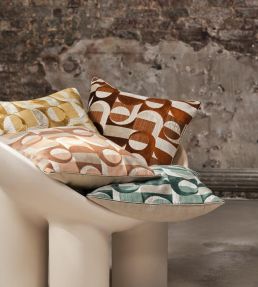 Alliance Cushion 45 x 45cm by Maison Casamance Celadon