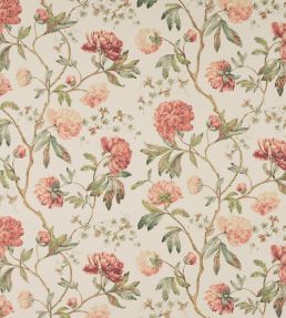 Alloway Fabric by Colefax and Fowler Red/Green
