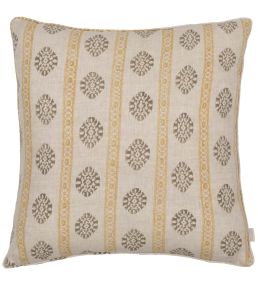 Alma Cushion 50 x 50cm by GP & J Baker Ochre/Mole