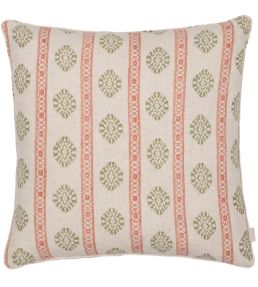 Alma Cushion 50 x 50cm by GP & J Baker Red/Green