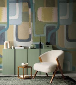 Alma Mural by Jannelli&Volpi Green/Blue