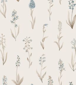 Alma Wallpaper by Sandberg Misty Blue