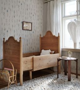 Alma Wallpaper by Sandberg Misty Blue