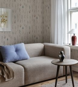 Alma Wallpaper by Sandberg Misty Blue