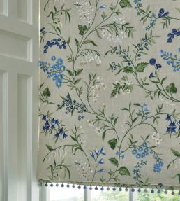 Almora Fabric by Nina Campbell Red