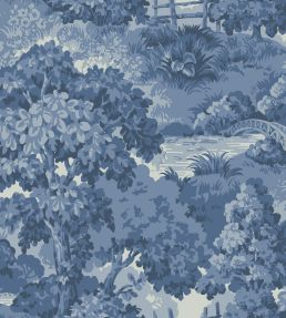 Alnarp Wallpaper by Borastapeter Blue