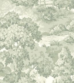 Alnarp Wallpaper by Borastapeter Soft Green