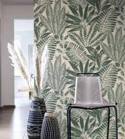 Aloe Wallpaper by Casamance Imperial/Grege