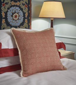 Altai Fabric by Nina Campbell Deep Pink