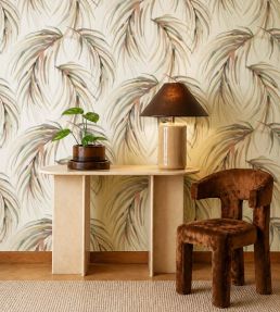 Alvaro Wallpaper by Harlequin Rosewood/Plum/Olive