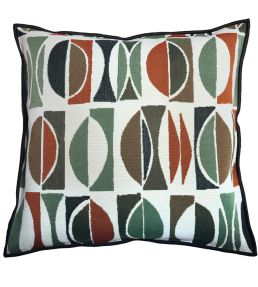 Amalfi Cushion 45 x 45cm by Maison Casamance Vert Orange