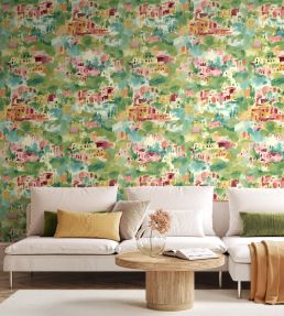 Amalfi Wallpaper by Ohpopsi Sunset Chic