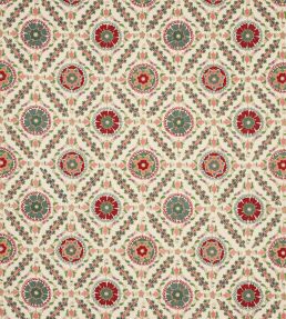 Amarantha Fabric by Colefax and Fowler Red/Green