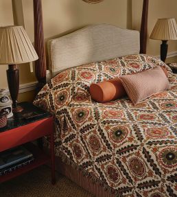 Amarantha Fabric by Colefax and Fowler Red/Green