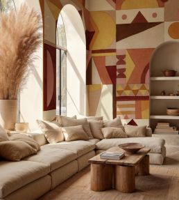 Amasigh Pottery Mural by Coordonne Rose