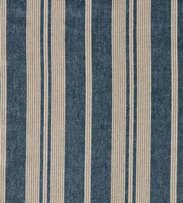 Amberley Stripe Fabric by Sanderson Jodhpur Blue