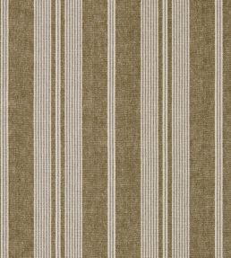 Amberley Stripe Fabric by Sanderson Meadow Moss
