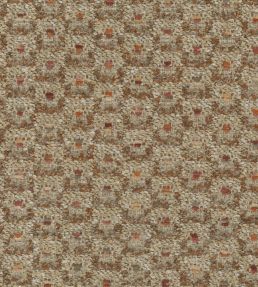 Amoroso Fabric by Osborne & Little Oatmeal/Chestnut