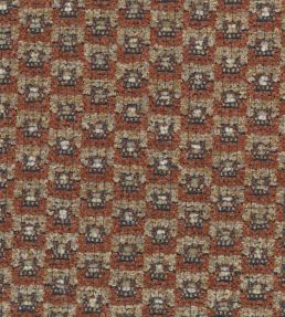 Amoroso Fabric by Osborne & Little Terracotta/Denim