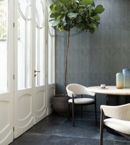 Amulet Wallpaper by Arte Soft Teal