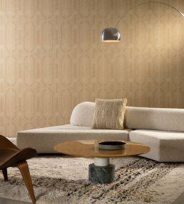 Amulet Wallpaper by Arte Safari Tan