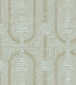 Amulet Wallpaper by Arte Soft Teal