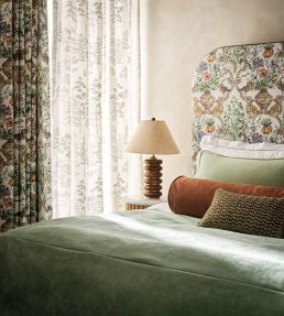 Ananda Plain Fabric by Osborne & Little Apple
