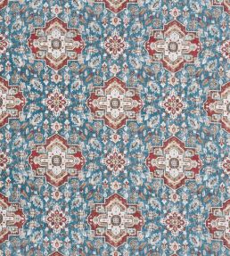 Anatolia Fabric by Nina Campbell Blue/Red
