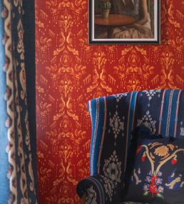 Ancestral Ikat Wallpaper by MINDTHEGAP Sage