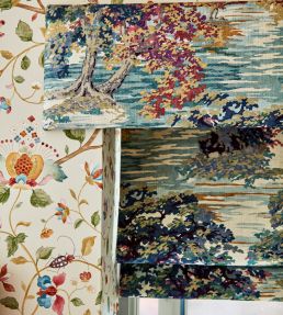 Ancient Canopy Fabric by Sanderson Forest Green