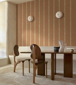 Andati Wallpaper by Casamance Terre De Sienne
