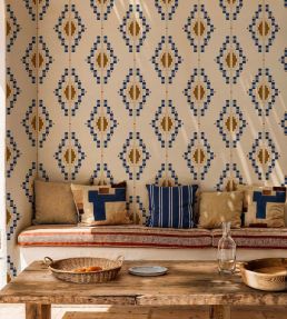 Andes Wallpaper by Coordonne Indigo