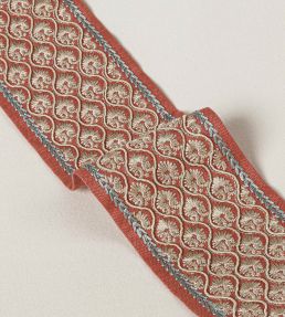 Andorra Braid Trimming by Colefax and Fowler Terracotta