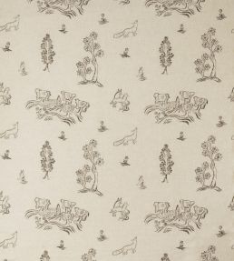 Friendly Folk Fabric by Andrew Martin Dusk