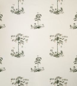 Travellers Tales Fabric by Andrew Martin Charcoal