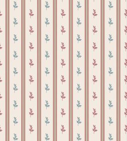 Anduze Wallpaper by Nina Campbell Red/Teal