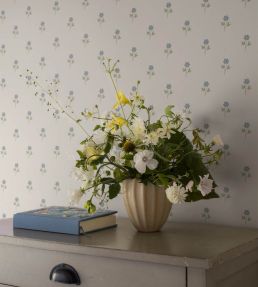 Anemone Wallpaper by Borastapeter Blue