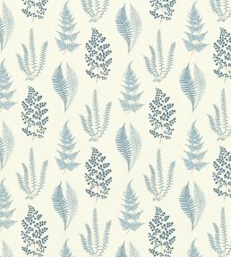 Angel Ferns Fabric by Sanderson Indigo