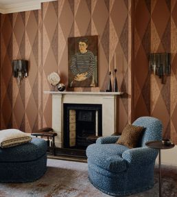 Angled Planes Wallpaper by Cole & Son Bronze