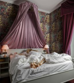Anglessy Wallpaper by Rebel Walls Plum