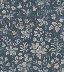 Ania Wallpaper by Sandberg Midnight Blue