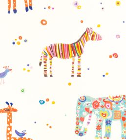 Animal Parade Wallpaper by Villa Nova Green