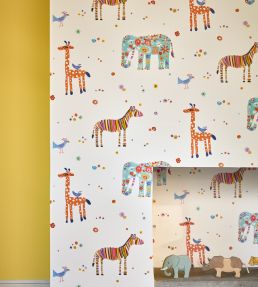 Animal Parade Wallpaper by Villa Nova Green