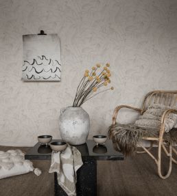 Anna Wallpaper by Sandberg Sandstone