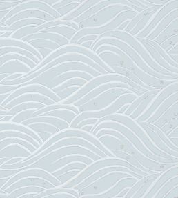 Waves Wallpaper by Anna French Spa Blue