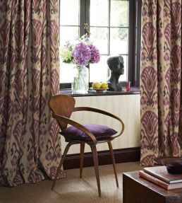 Annapurna Fabric by Zoffany Indigo/Linen