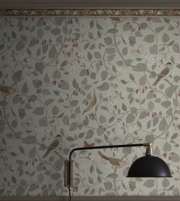 Annas Bard Wallpaper by Borastapeter Brown