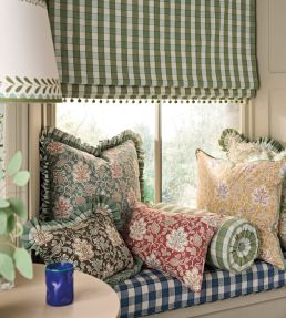 Annecy Fabric by Nina Campbell Red